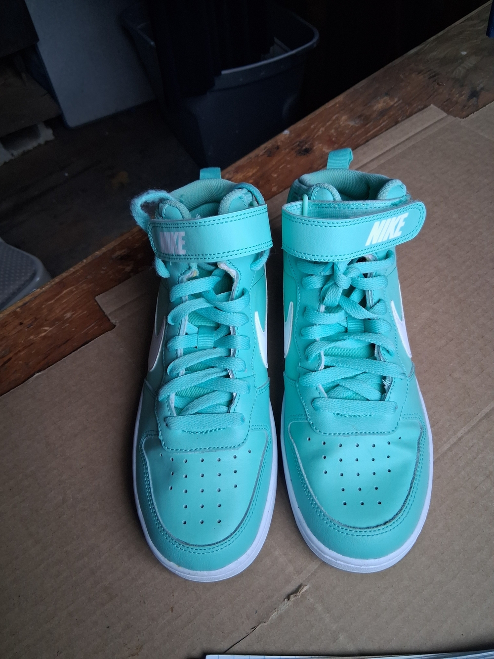Nike Kids' Mid-Top Sneakers in Teal